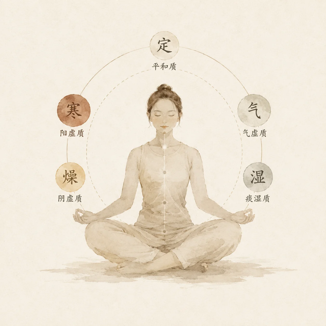 Chinese food wisdom illustration